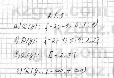 Алгебра Абылкасымова 7 класс 2017 Упражнение 21.3