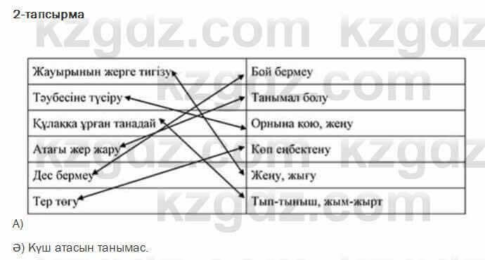 Казахский язык Жолшаева 6 класс 2018 Упражнение 2