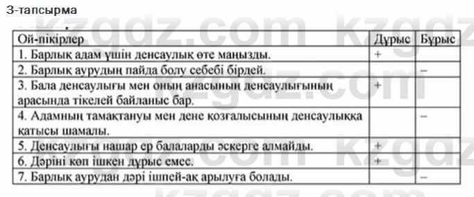 Казахский язык Ермекова 7 класс 2017 Упражнение 3