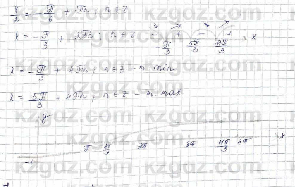 Алгебра (Обще-гуманитарное направление) Абылкасымова 10 ОГН класс 2019 Упражнение 21.7