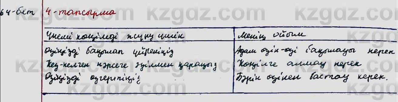 Казахский язык Ермекова 5 класс 2017 Упражнение 4