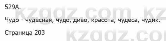 Русский язык Сабитова З. 5 класс 2017 Упражнение 529А