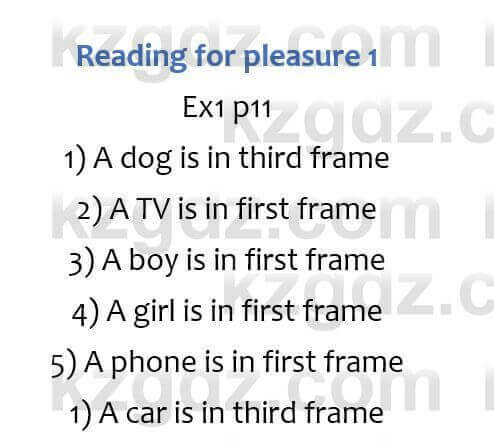 Английский язык (English Plus. Grade 5. Student books) Ben Wetz 5 класс 2019 Упражнение Ex1 p11