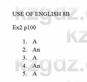 Английский язык Excel for Kazakhstan (Grade 5) Student's book Вирджиниия Эванс 5 класс 2017 Упражнение Ex 2
