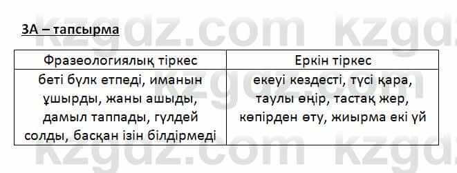 Казахский язык Қапалбек Б. 8 класс 2018 Упражнение 3А