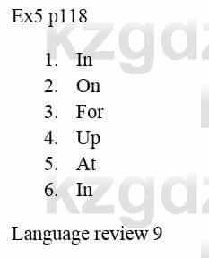 Английский язык Excel for Kazakhstan (Grade 8) Student's book Вирджиниия Эванс 8 класс 2019 Упражнение Ex 5