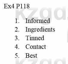 Английский язык Excel for Kazakhstan (Grade 8) Student's book Вирджиниия Эванс 8 класс 2019 Упражнение Ex 4