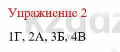 Русский язык и литература (Часть 1) Жанпейс У. 9 класс 2019 Упражнение 2