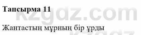 Казахская литература Турсынгалиева С. 5 класс 2017 Упражнение 11