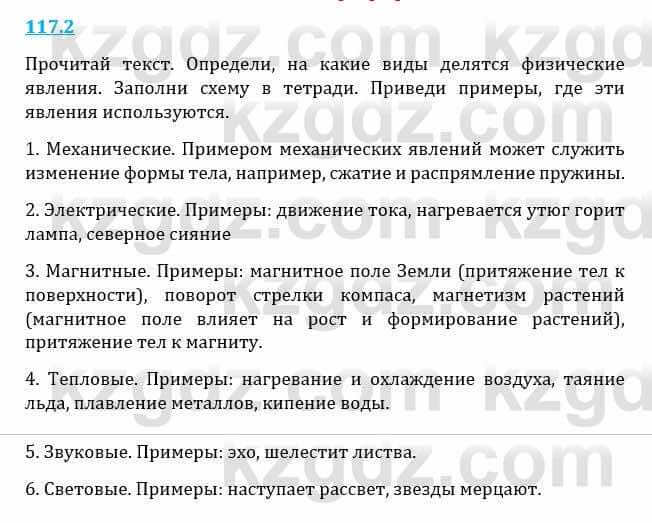 Естествознание Верховцева Л. 5 класс 2019 Вопрос стр.117.2