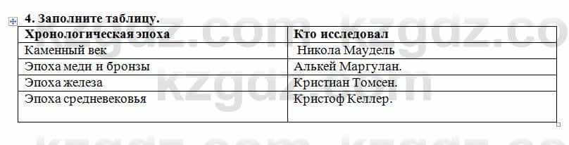 История Казахстана Кумеков Б. 5 класс 2017 Задание 4