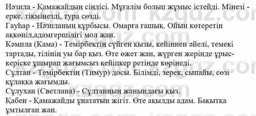 Казахская литература Тұрсынғалиева С. 8 класс 2018 Применение 1