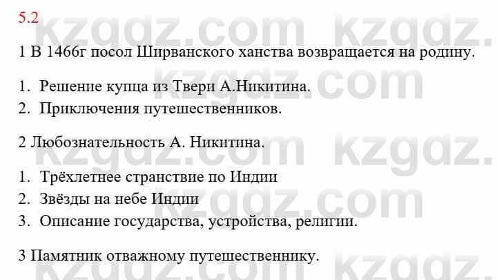 Русский язык и литература Исмагулова Б. 6 класс 2018 Упражнение 2