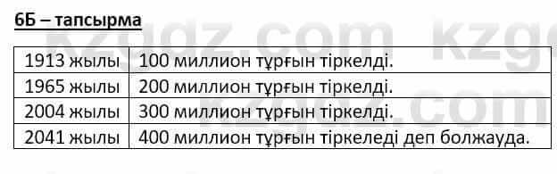 Казахский язык Мамаева М. 9 класс 2019 Упражнение 6Б