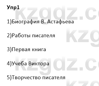 Русский язык и литература Ержанова Р. 9 класс 2019 Вопрос 1