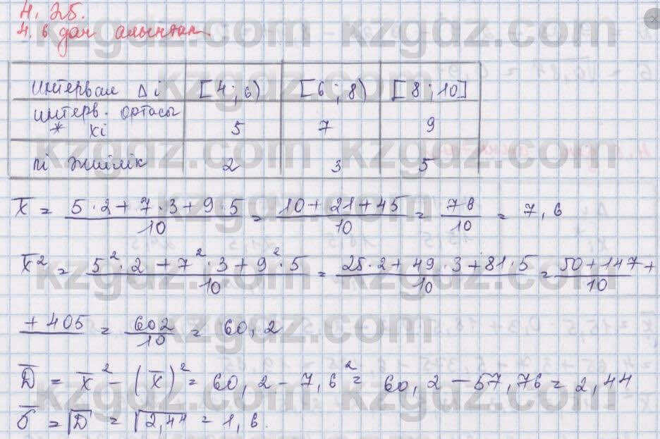 Алгебра Шыныбеков 8 класс 2018 Упражнение 4.6