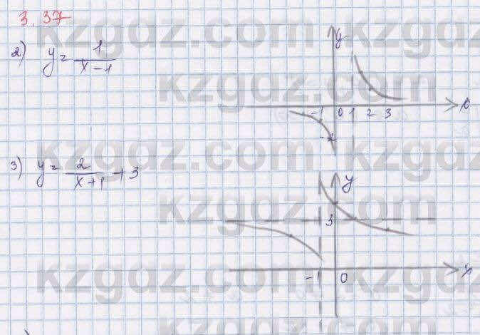 Алгебра Шыныбеков 8 класс 2018 Упражнение 3.37