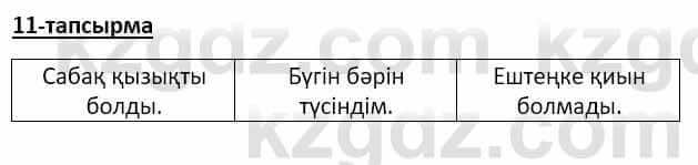 Казахский язык Аринова 6 класс 2018 Упражнение 11