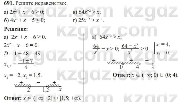 Алгебра Солтан 8 класс 2020 Упражнение 691