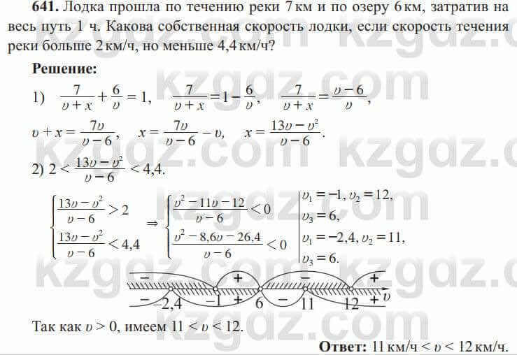 Алгебра Солтан 8 класс 2020 Упражнение 641