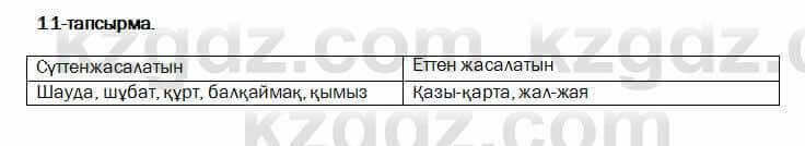 Казахский язык и литература Оразбаева 7 класс 2017 Упражнение 11