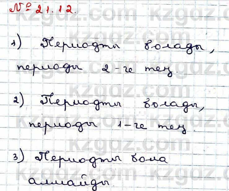 Алгебра Абылкасымова 9 класс 2019 Упражнение 21.12