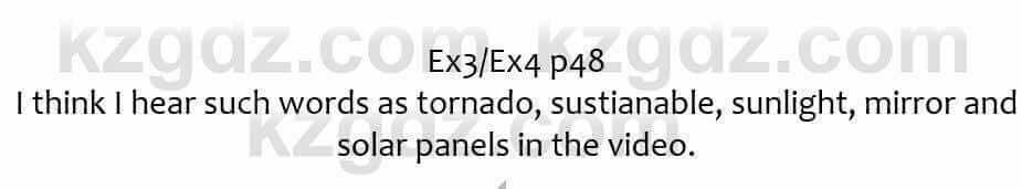 Английский язык (Eyes Open 3 for Kazakhstan Grade 7 Student`s book) Ben Goldstein 7 класс 2017 Упражнение Ex3/Ex4 p48